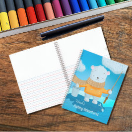 Joli journal de pêche de l'ours polaire