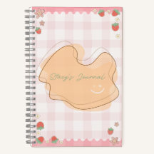 Joli Journal Personnalisé à la Fraise