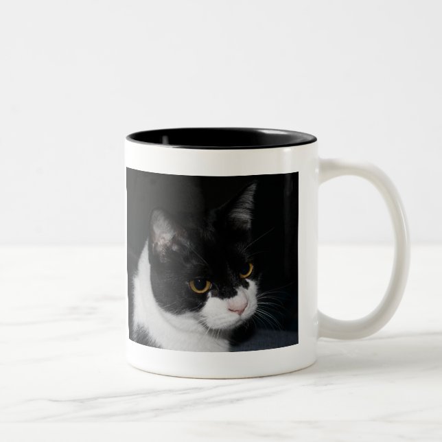 Joli Kitty Mug à deux tons (Droit)