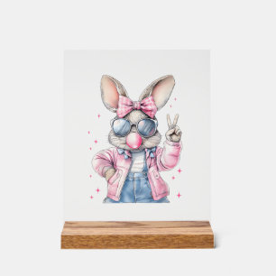 Joli lapin de Pâques soufflant des bulles Femmes 