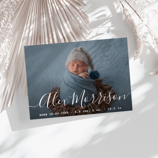 joli lettrage nouvelle faire-part de naissance (Créateur téléchargé)