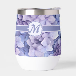 Joli Lilac Blue Hydrangea Monogramme
