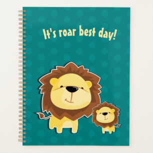 Joli Lion Et Baby Cub Anniversaire de enfant