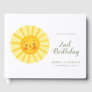 Joli livre d'invité Sun mignonne