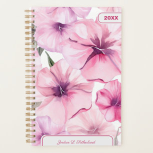 Joli logo personnalisé floral rose aquarelle