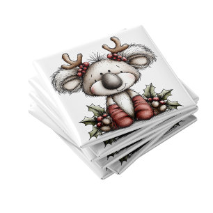 Joli Magnet de Noël en forme de Koala Fantaisiste