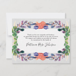 Joli Merci funéraire floral