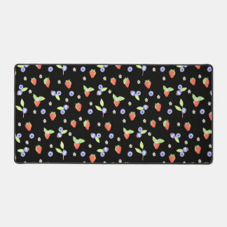 Joli motif aquarelle myrtille fraise
