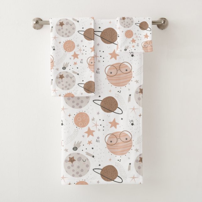 Joli Motif Doodle Planet (En situation)