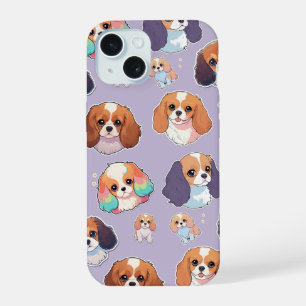 Joli motif pastel Cavalier King Charles