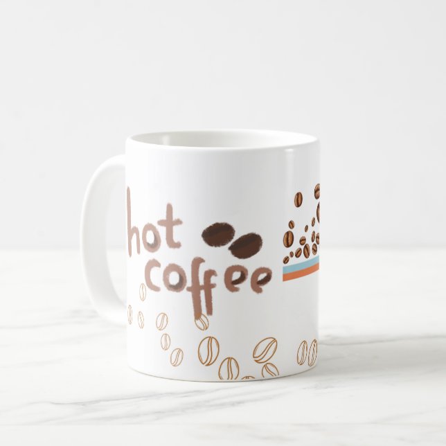 Joli Mug de Café Chaud (Devant gauche)