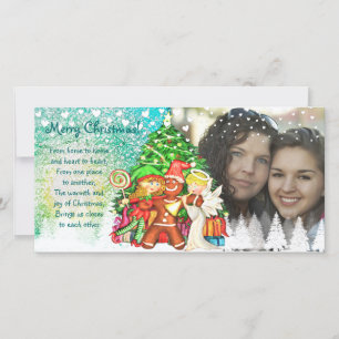 Joli Noël 100% carte photo personnalisé