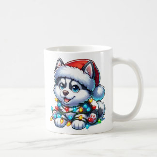 Joli Noël Husky Mug