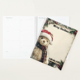 Joli Noël Teddy Bear Illustration Design
