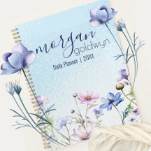 Joli nom de la frontière florale Jour personnalisé