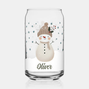 Joli nom d'enfant flocons de neige Bonhomme de nei