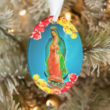 Joli Ornement de Fête de Notre-Dame de Guadalupe