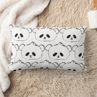 Joli panda oreiller confortable, oreiller mignon p