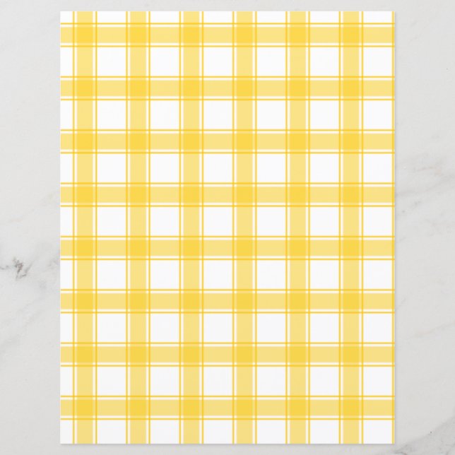 Joli Papier à rebut citron jaune (Devant)