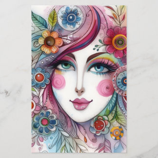 Joli papier scrapbooking fantaisiste pour les trav