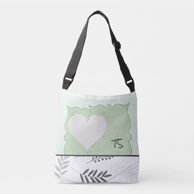 Joli Pastel Green Sac fourre-tout personnalisé ave (Devant)