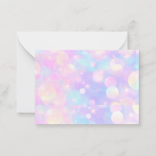 Joli Pastel Lavender Blank Cartes pour notes