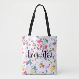 Joli Pastels Sacs fourre-tout colorés de peinture