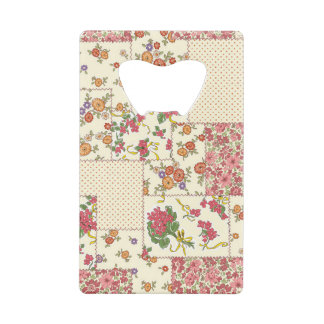 Joli Patchwork Floral Conception transparente