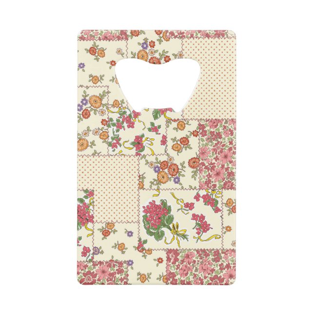 Joli Patchwork Floral Conception transparente (Devant)