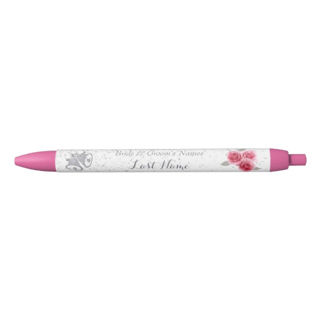 Joli, Personnalisé Mariage Stylo Faveurs (Devant)