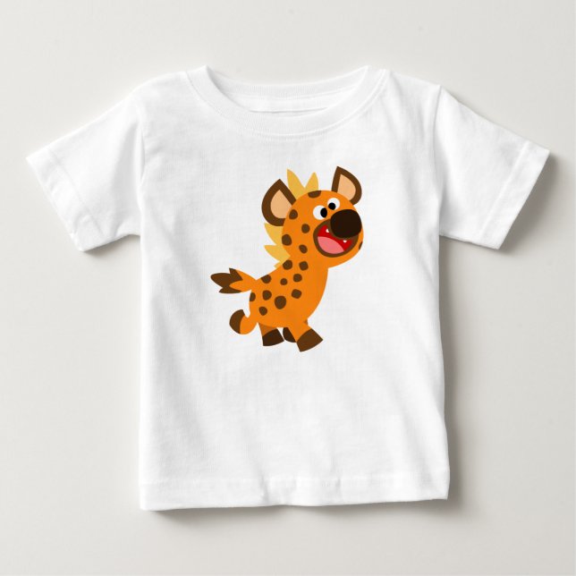 Joli petit dessin Hyena Baby T-shirt (Devant)