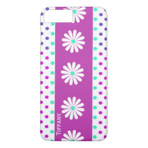 Joli Pois et Fleurs iPhone 7 Plus Coque