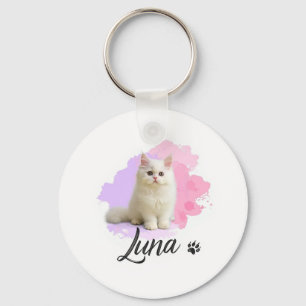 Joli porte-clés en forme de chat – Luna