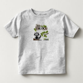 Joli Racoon Dans Les Bois T-Shirt Toddler