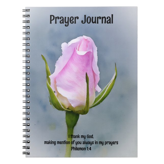 Joli Rose Bud Art Prière Journal (Devant)