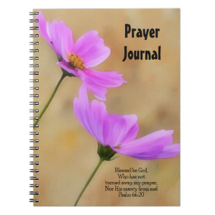 Joli rose Fleurs Floral Prayer Carnet Journal de p