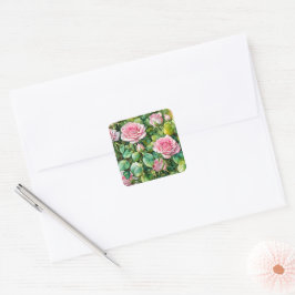 Joli rose Roses Stickers Art Floral