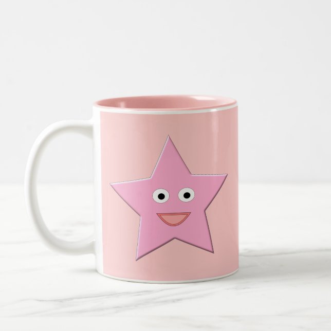 Joli rose Star Mug (Gauche)