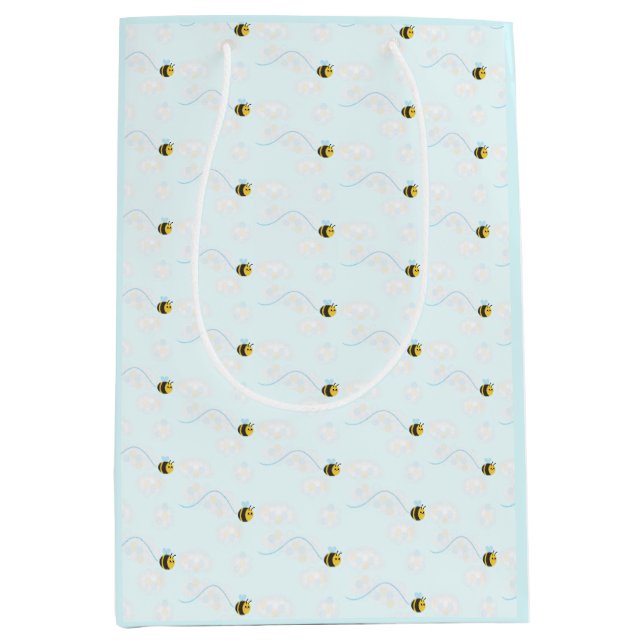 Joli sac cadeau d'abeille (Devant)
