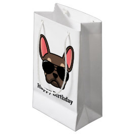 Joli sac cadeau Tan Brown Bulldog