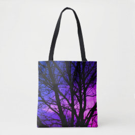 Joli sac d'arbre pourpre