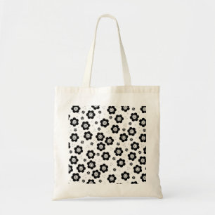 Joli sac de fleurs blanches noires