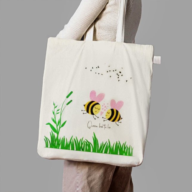 Joli Sac fourre-tout d'abeilles mignon (Lovely cute bee Tote Bag
)