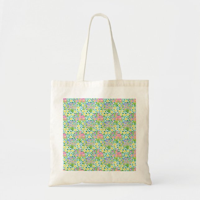 Joli Sac fourre-tout des Primroses de printemps (Devant)