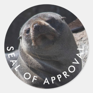 Joli sceau d'approbation autocollant