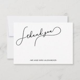 Joli script moderne et points de faux or Merci