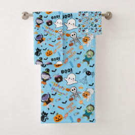 Joli set de serviettes Halloween