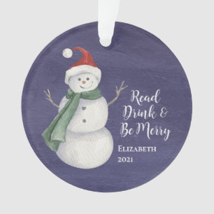 Joli Snowman Lecture Club Monogramme