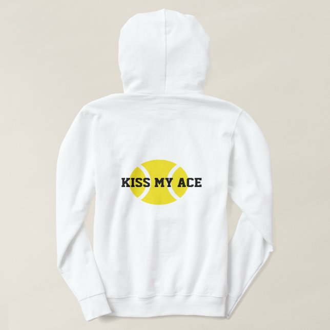 Joli sweat - shirt à capuche de tennis pour femmes (Design dos)