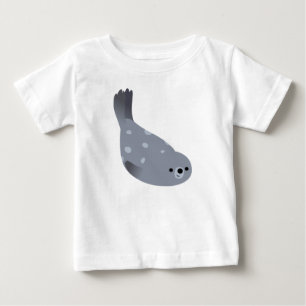 Joli T-Shirt Bébé de phoque de port de nage en car